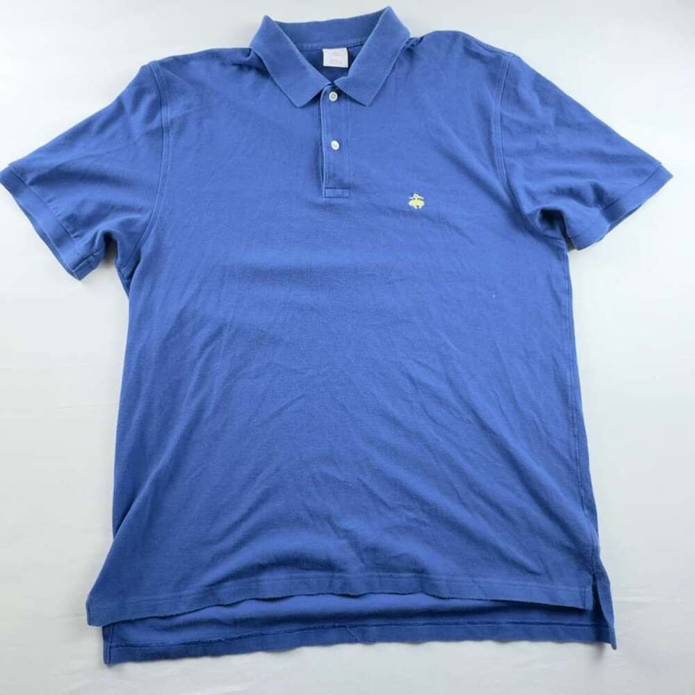 Brooks Brothers 346 Original Fit Short Sleeve Cotton Polo Shirt Men's Size Large